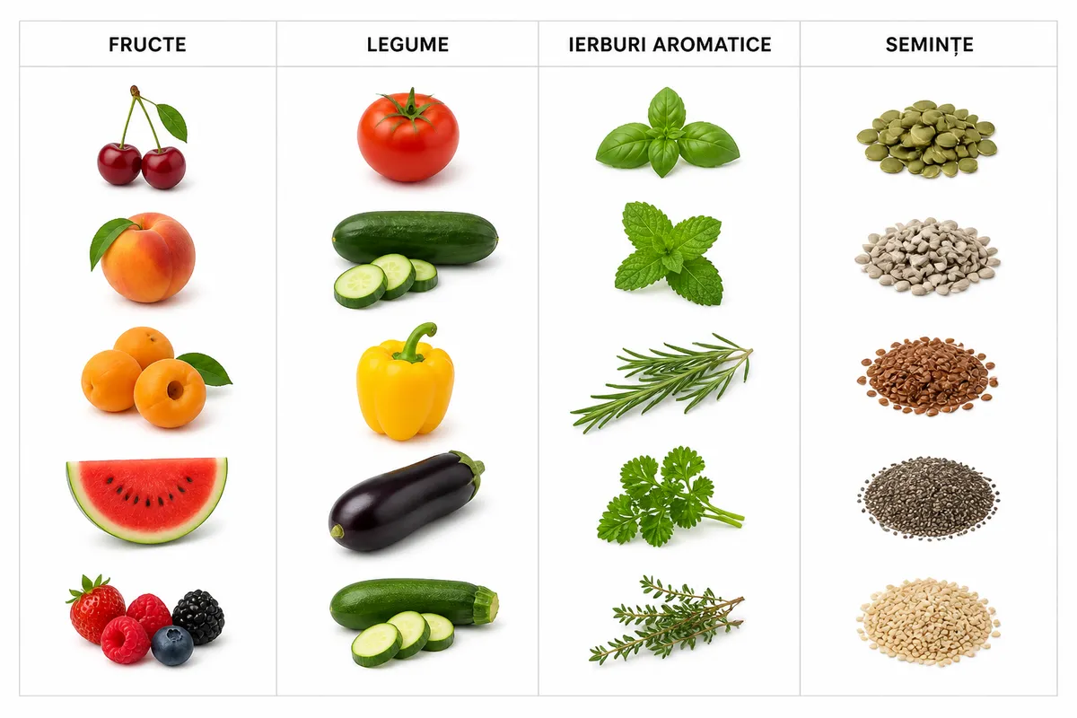 categorii alimente sănătoase vară