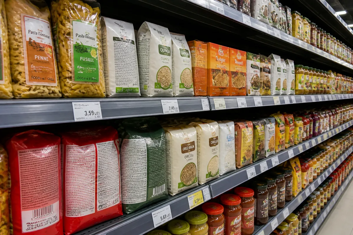 alimente procesate recunoaștere etichete supermarket
