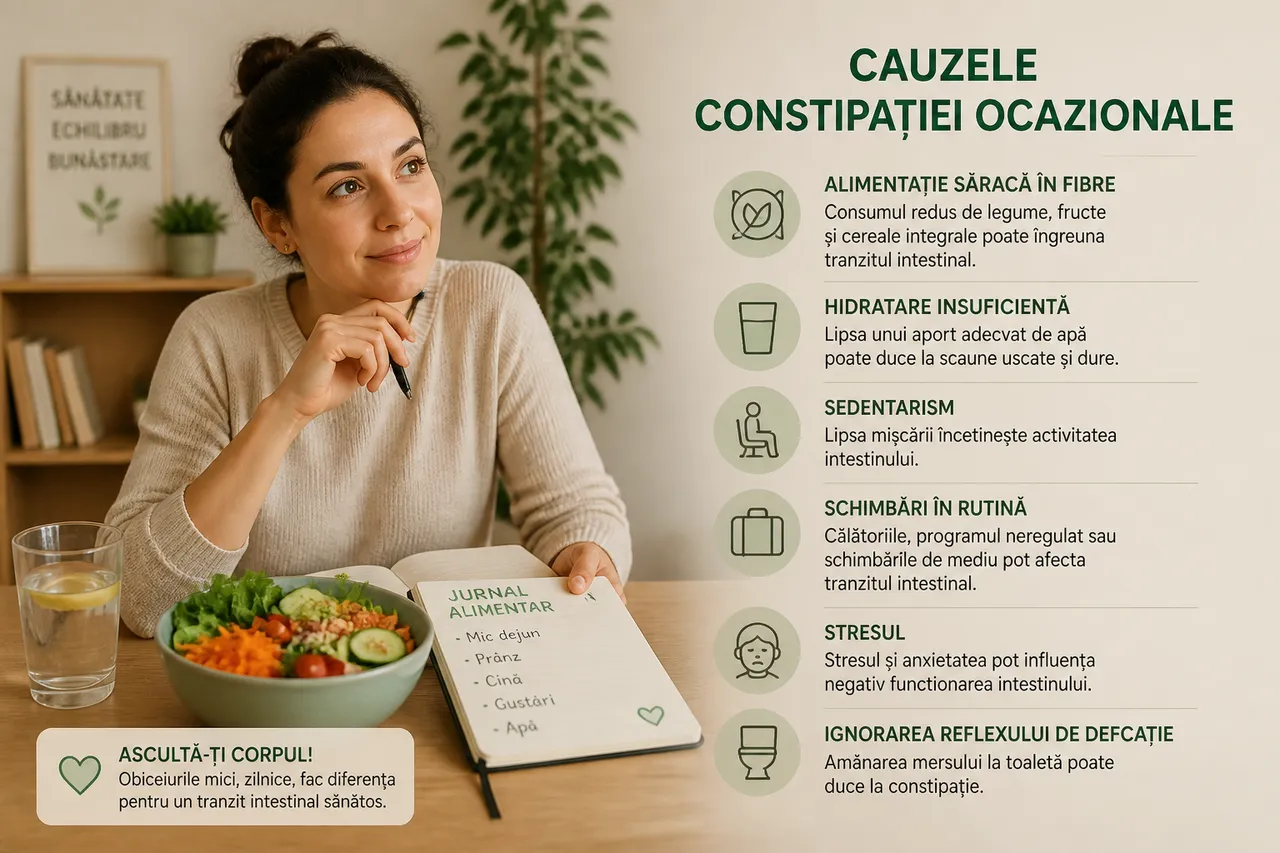cauze constipație ocazională și tranzit intestinal lent