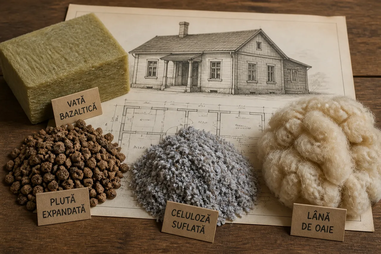 comparație materiale izolatoare pentru renovare