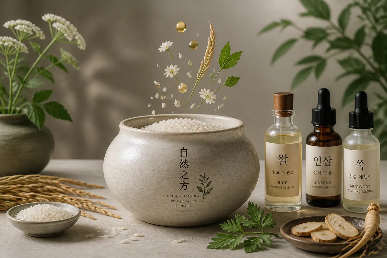 fermentarea ingredientelor în cosmetice coreene