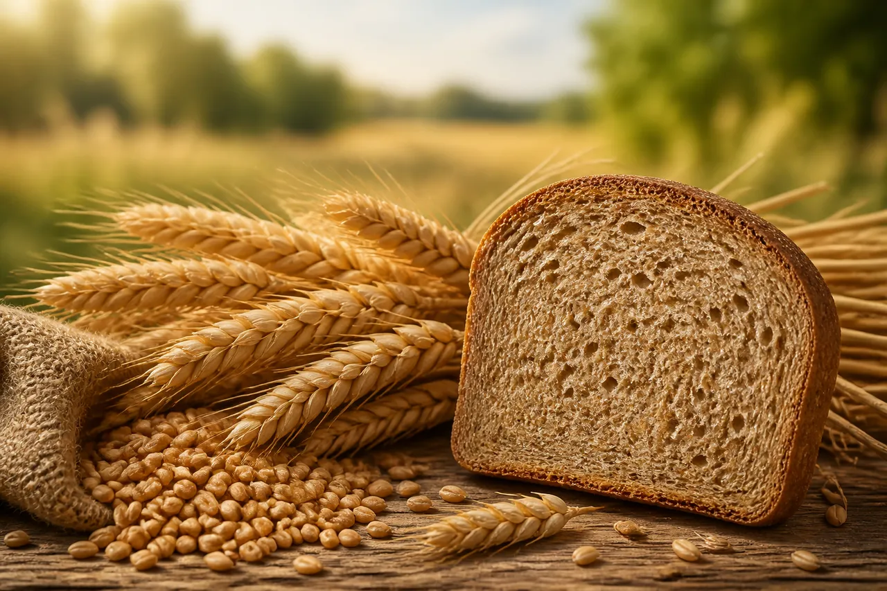 gluten cereale grâu pâine integrală