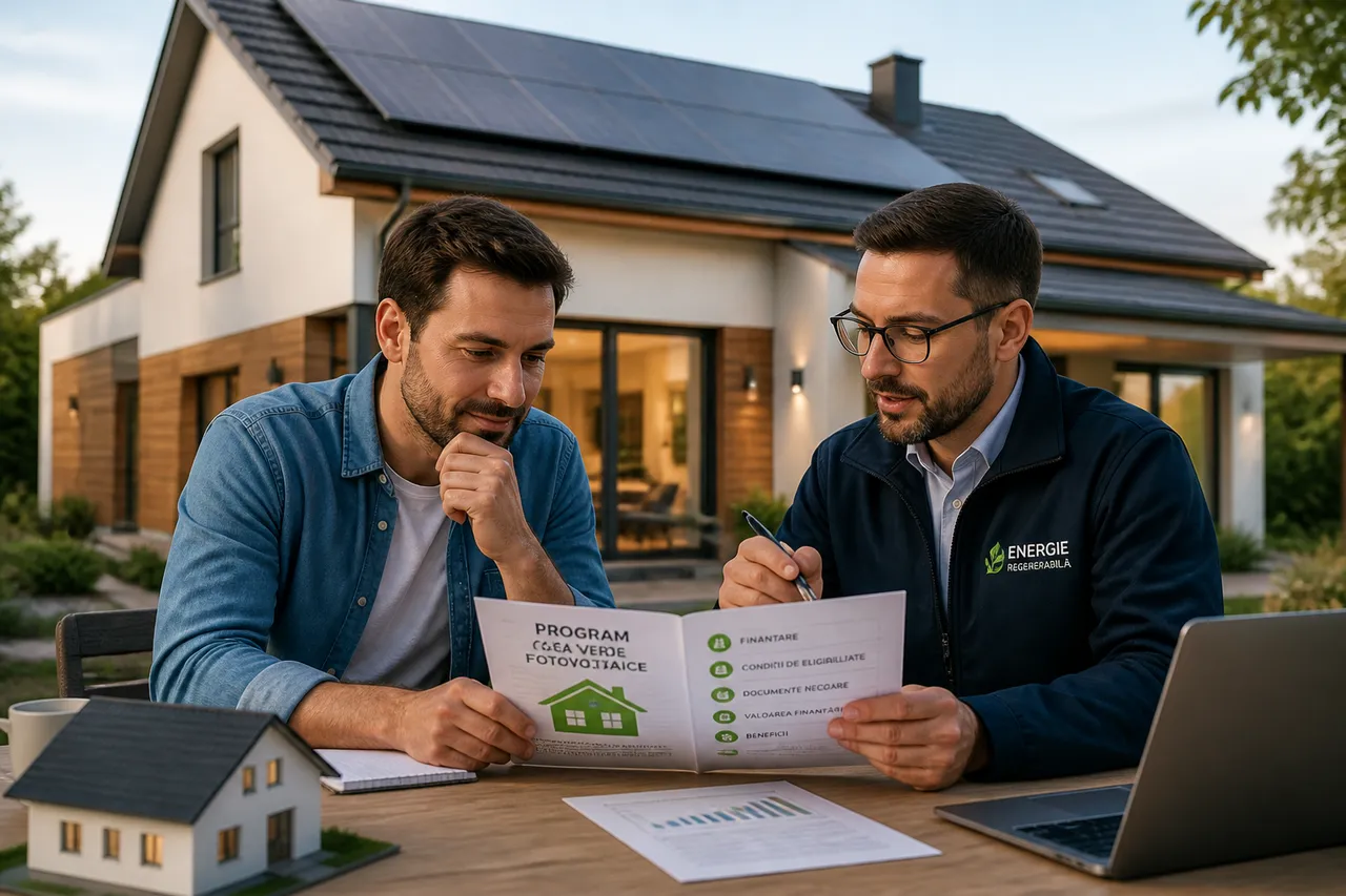 programul Casa Verde panouri fotovoltaice