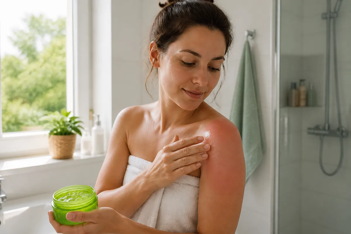 remedii naturale pentru arsuri solare și afecțiuni ușoare de vară