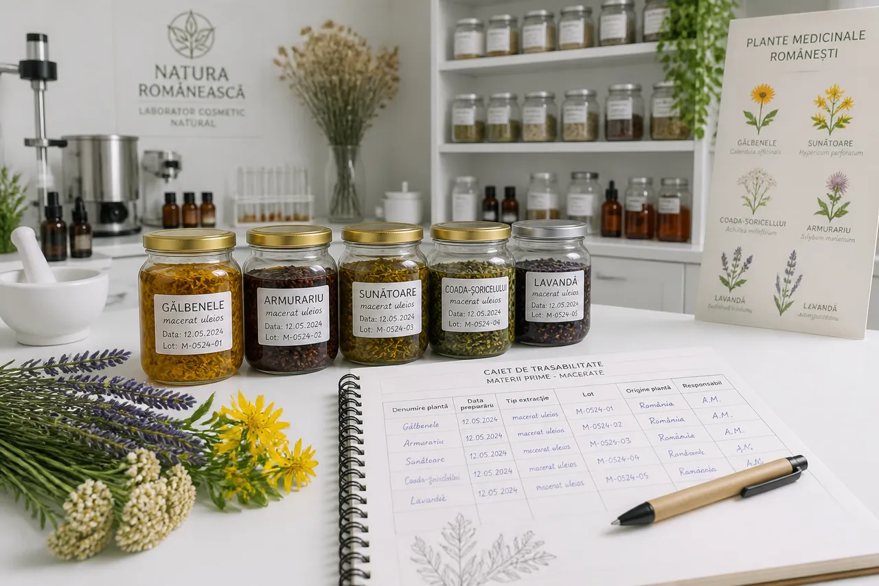 ingrediente vegetale locale pentru cosmetice românești