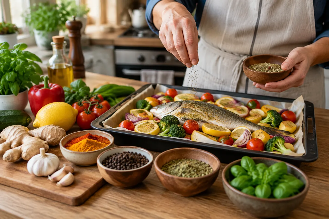 condimente aromate pentru alimentație antiinflamatoare