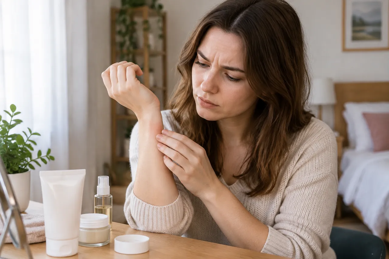 reacții ale pielii la alergeni de parfum