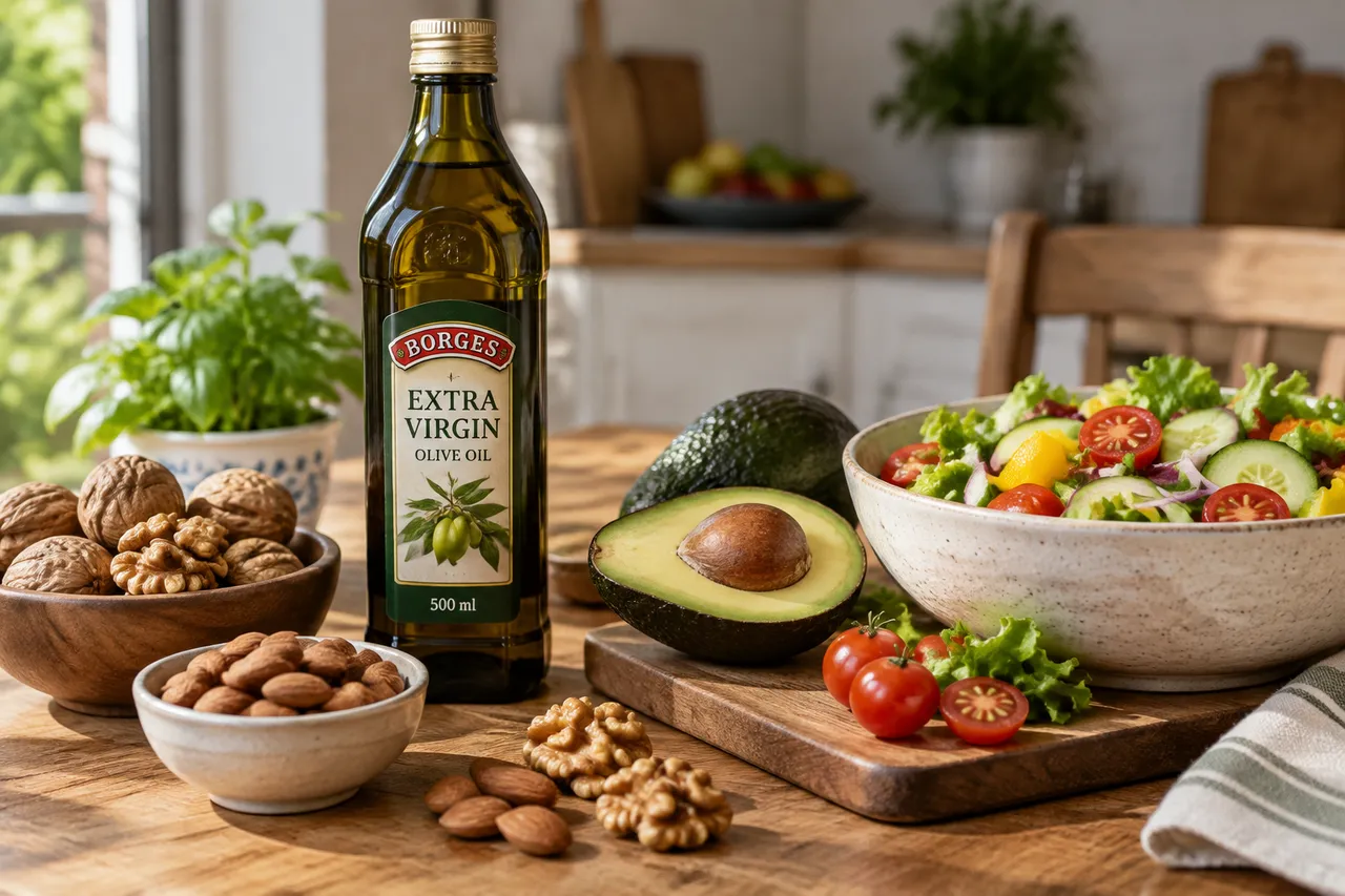ulei de măsline și nuci într-o dietă antiinflamatoare